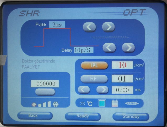 E 빛 IPL RF SHR 8.4 인치 색깔 접촉 전시를 가진 다기능 아름다움 장비